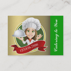 The Happy Chef / Caterer / Bakery - SRF Business Card