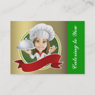 The Happy Chef / Caterer / Bakery - SRF Business Card
