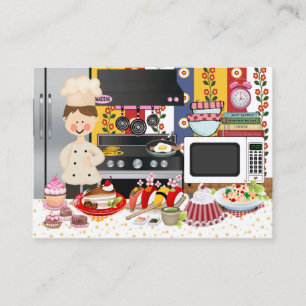 The Happy Chef / Caterer - SRF Business Card