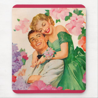 the happy couple mouse mat