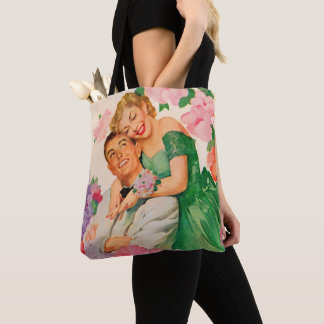 the happy couple tote bag