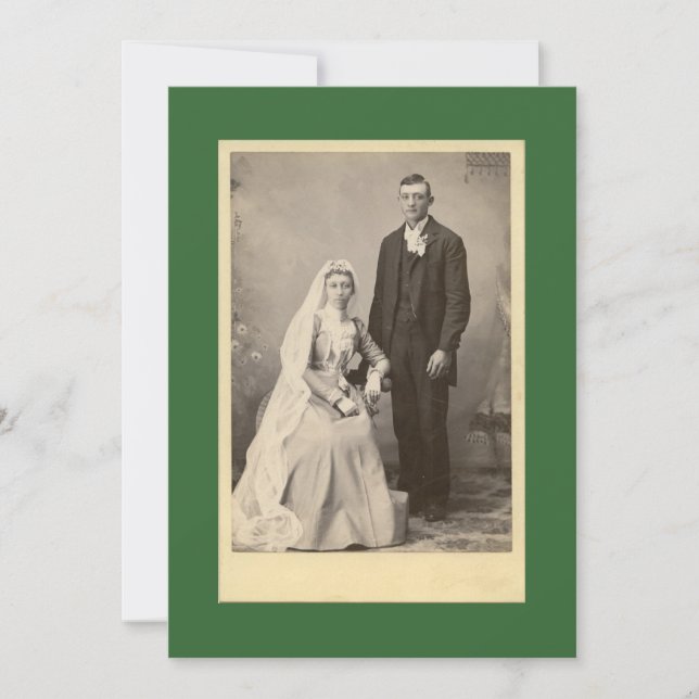 The Happy Couple Wedding Invitation (Front)