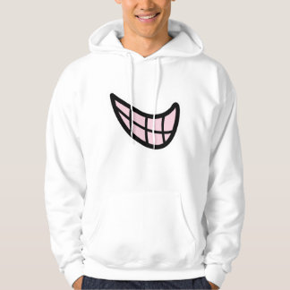 The Happy Curve – Minimalist Smile Design Hoodie
