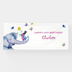 The Happy Face of the Elephant Banner