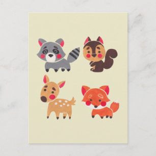 The Happy Forest Friend Postcard