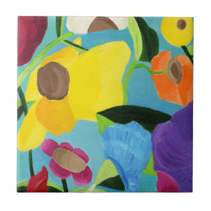 The Happy Garden Ceramic Tile. Tile