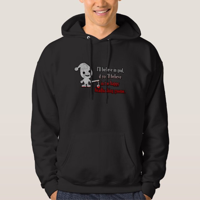The Happy Headbashing Gnome Hoodie (Front)