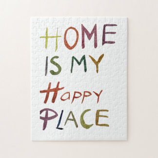 The Happy Introvert “Home Is My Happy Place” Jigsaw Puzzle