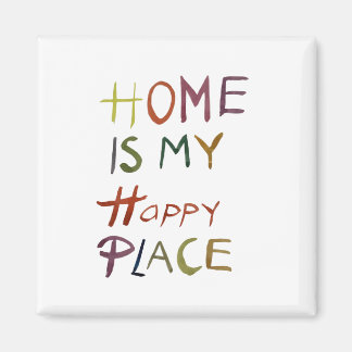 The Happy Introvert “Home Is My Happy Place” Magnet