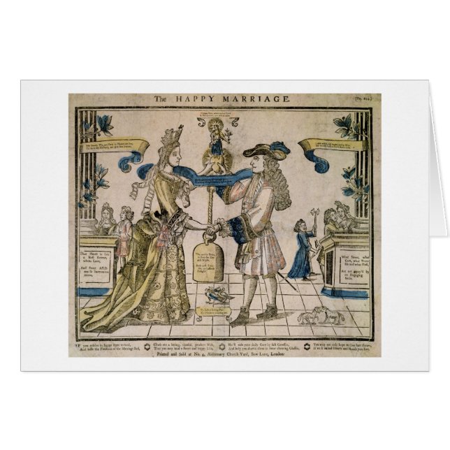 The Happy Marriage (stencil coloured woodcut) (Front Horizontal)