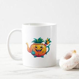 The Happy & Prosperous Pineapple Teapot Coffee Mug
