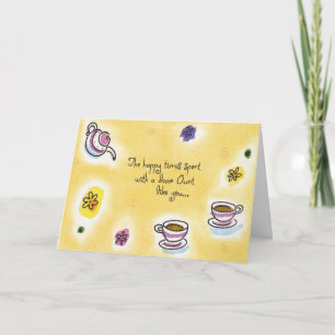 The Happy Times Spent With A Dear Aunt Like You Card