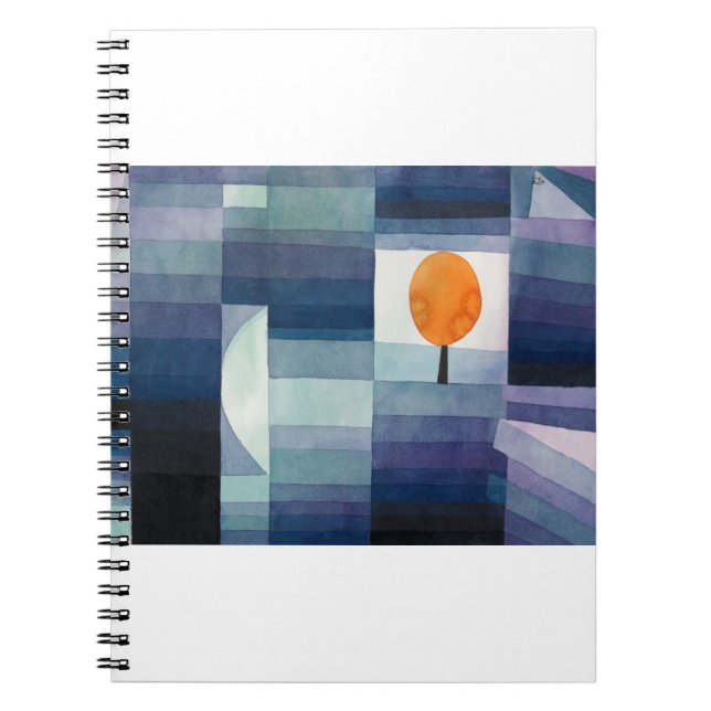 The Harbinger of Autumn (1922) by Paul Klee Notebook (Front)