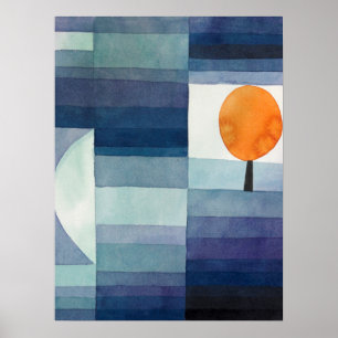 The Harbinger of Autumn (1922) by Paul Klee Poster