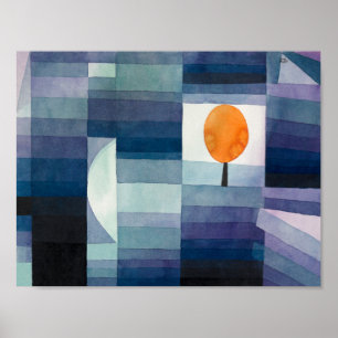 The Harbinger of Autumn Paul Klee Poster