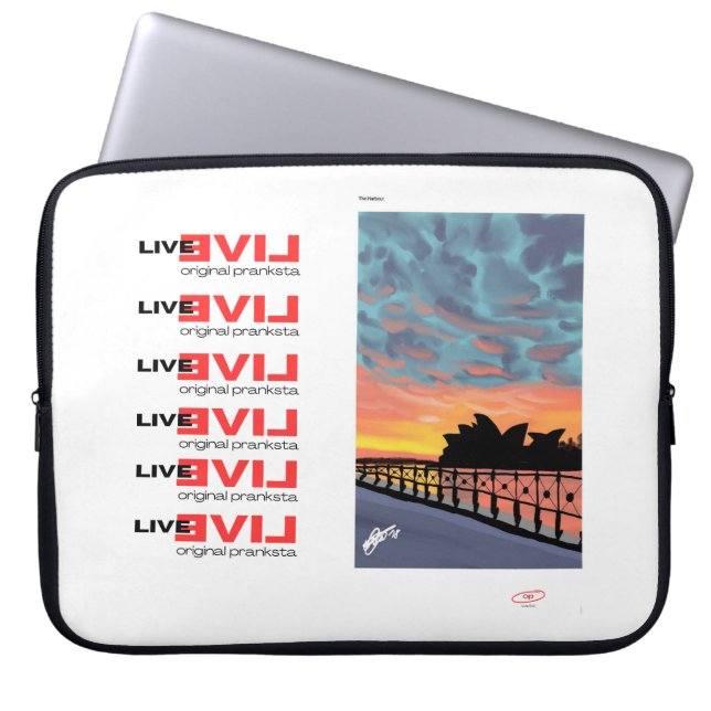 The Harbour - 15 inch Laptop Case (Front)
