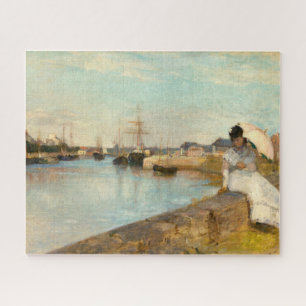 The Harbour at Lorient by Berthe Morisot Jigsaw Puzzle