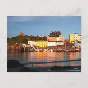 The Harbour At Tenby, South Wales Postcard
