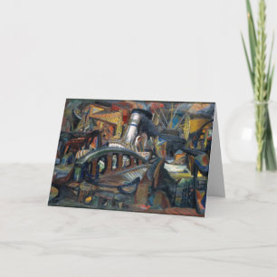 The Harbour by Josef Presser Greeting Card