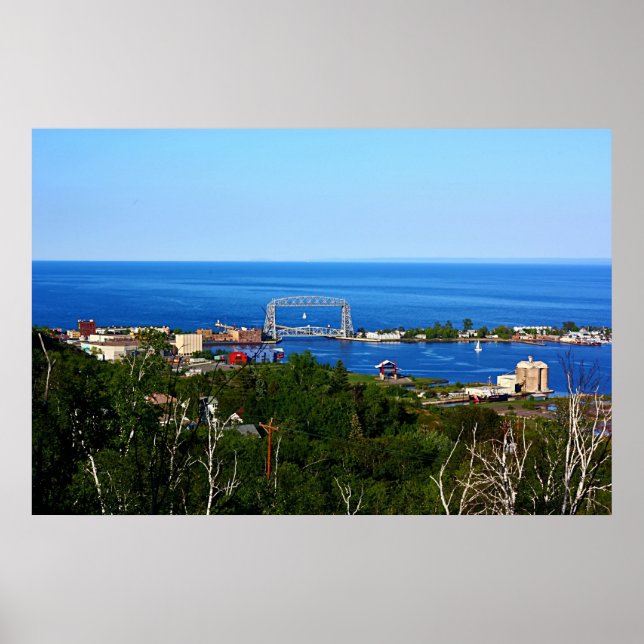 The Harbour from Skyline Poster (Front)