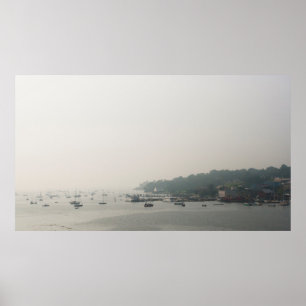 The harbour of Belfast, Maine Poster