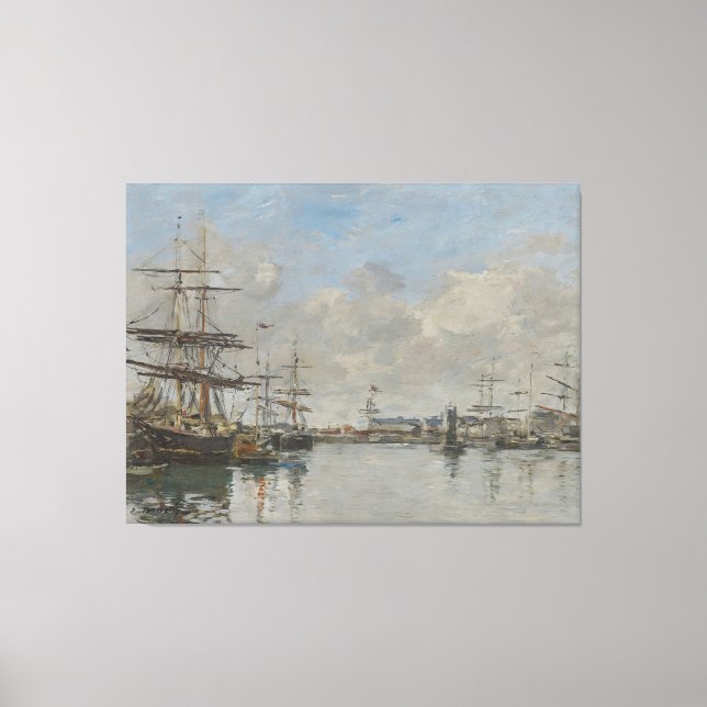 The Harbour of Le Havre (ca. 1885–90)  Canvas Print (Front)