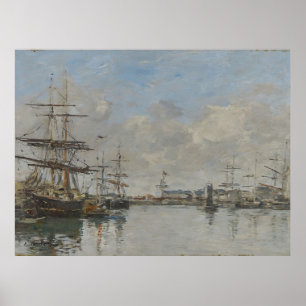 The Harbour of Le Havre (ca. 1885–90)  Poster