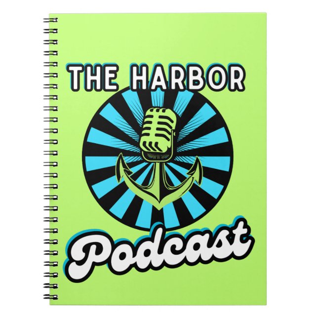 The Harbour Podcast Notebook (Front)