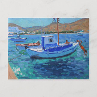 The harbour Tinos 2012 Postcard