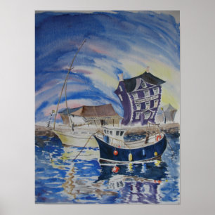 The Harbourmaster, Aberaeron Poster