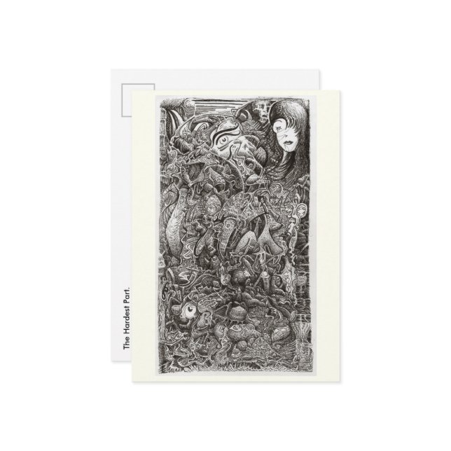 The Hardest Part,  by Brian Benson. Flat Card (Front/Back In Situ)