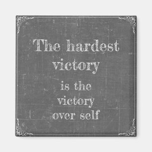 The hardest victory magnet