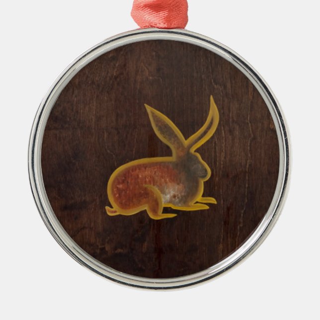 The Hare 2009 Metal Tree Decoration (Front)