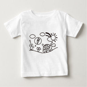 The Hare and the Tortoise Baby T-Shirt