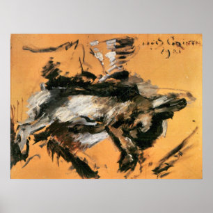 The hare by Lovis Corinth Poster