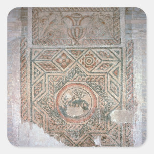 The Hare mosaic, 350 AD Square Sticker