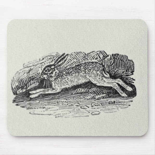 The Hare Mouse Mat (Front)