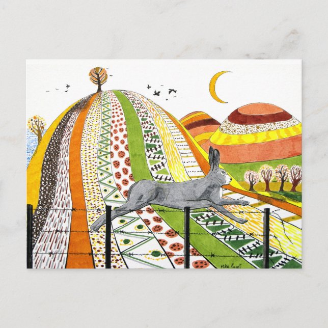 The Hare Postcard (Front)