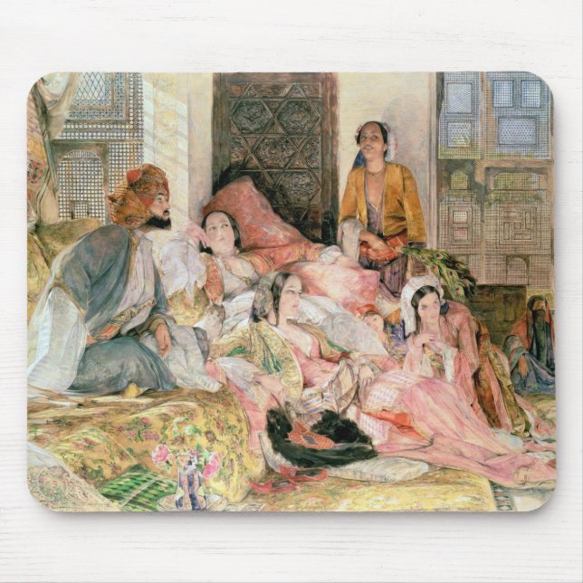 The Harem, c.1850 Mouse Mat (Front)