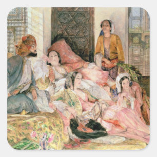 The Harem, c.1850 Square Sticker
