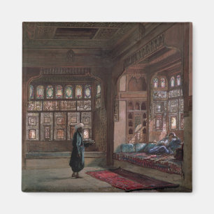 The Harem of Sheikh Sadat, Cairo, 1870 Magnet