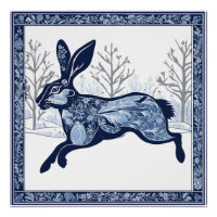 The Hares Winter's Whimsical Wandering