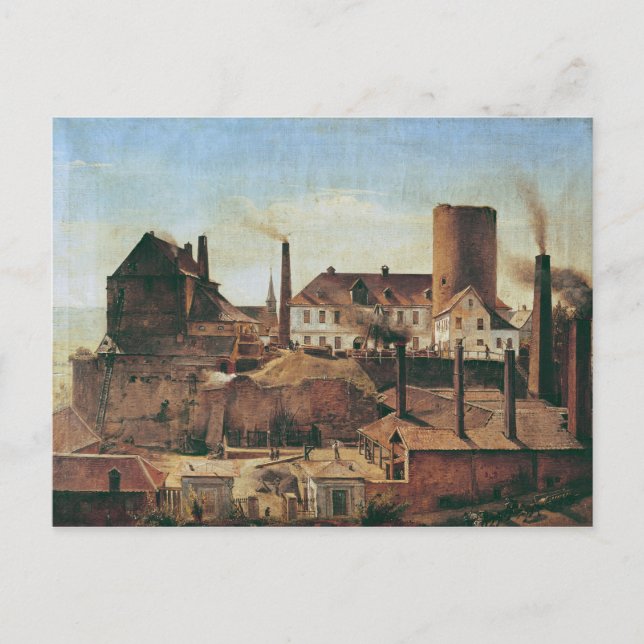 The Harkort Factory at Burg Wetter, c.1834 Postcard (Front)