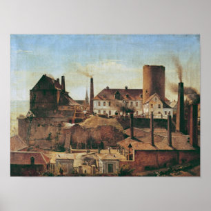The Harkort Factory at Burg Wetter, c.1834 Poster