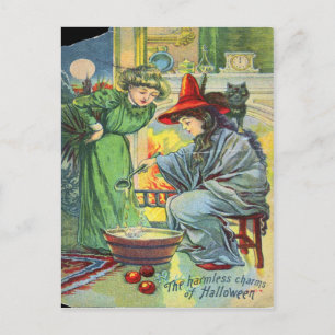 The Harmless Charms of Halloween Postcard
