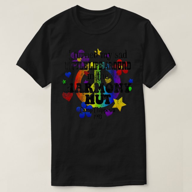 The Harmony Hut T-Shirt (Design Front)