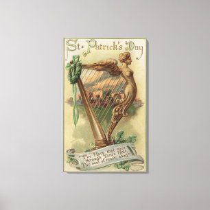 The Harp of Hara Hall Scene Canvas Print