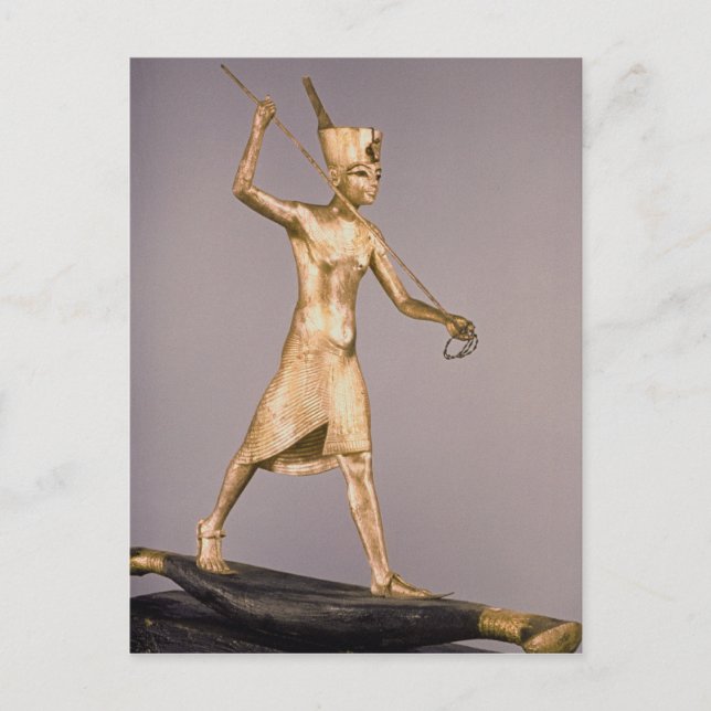 The Harpooner, from the Tomb of Tutankhamun Postcard (Front)