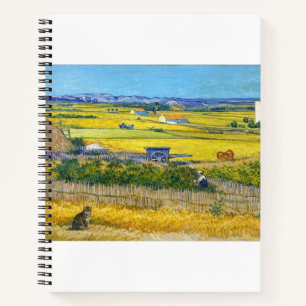 The Harvest Cat Spiral Notebook