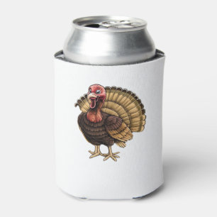 The Harvest Guardian Turkey Classic T-Shirt.png Can Cooler